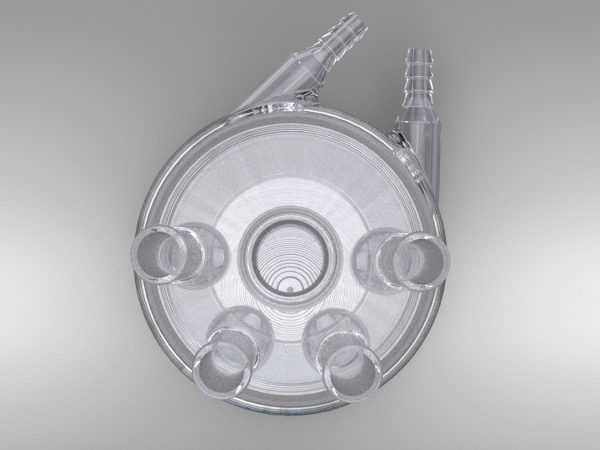 Jacketed Rotating Disk, Rotating Ring-Disk Cell RDE/RRDE Cell (Glass)