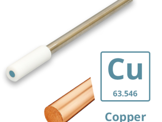 E1E Series Stationary Working Electrode, Copper (Cu)