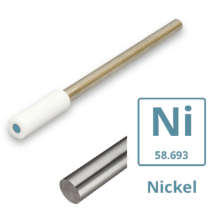 E1E Series Stationary Working Electrode, Nickel (Ni)