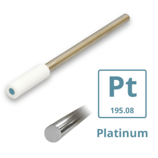 E1E Series Stationary Working Electrode, Platinum (Pt)