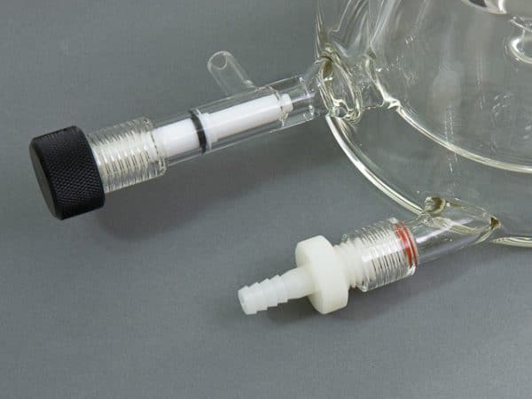 Rotating Cylinder Cell OpenTop Kit Component: Cell with Drain Valve and Water Jacket (Cell Only) - Image 4